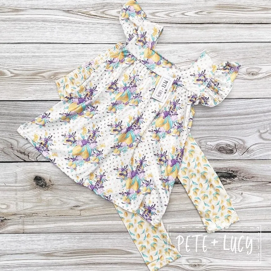 Lemon Garden Pant Set
