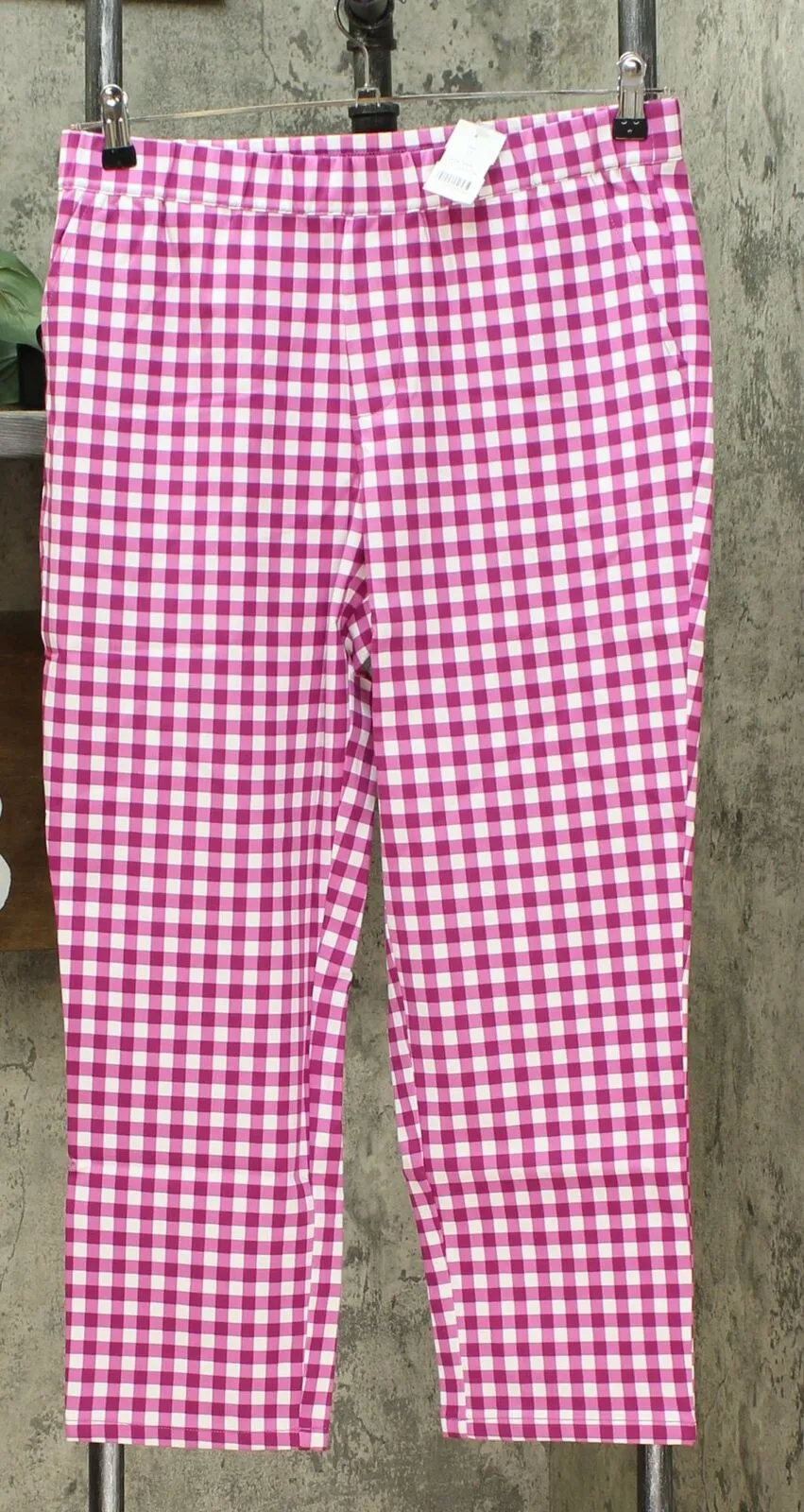 Lemon Way Women's Flawless Twill Pull On Cropped Pants