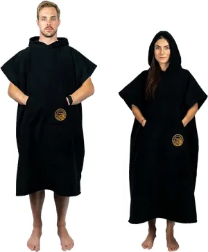 Long Beach SURF CO Surf Poncho Men | Surf Poncho Women | Wetsuit Changing Poncho Towel Hoodie with Pocket | Changing Towel | Hooded Beach Towel Poncho | Quick Dry Towel | Surfing Accessories