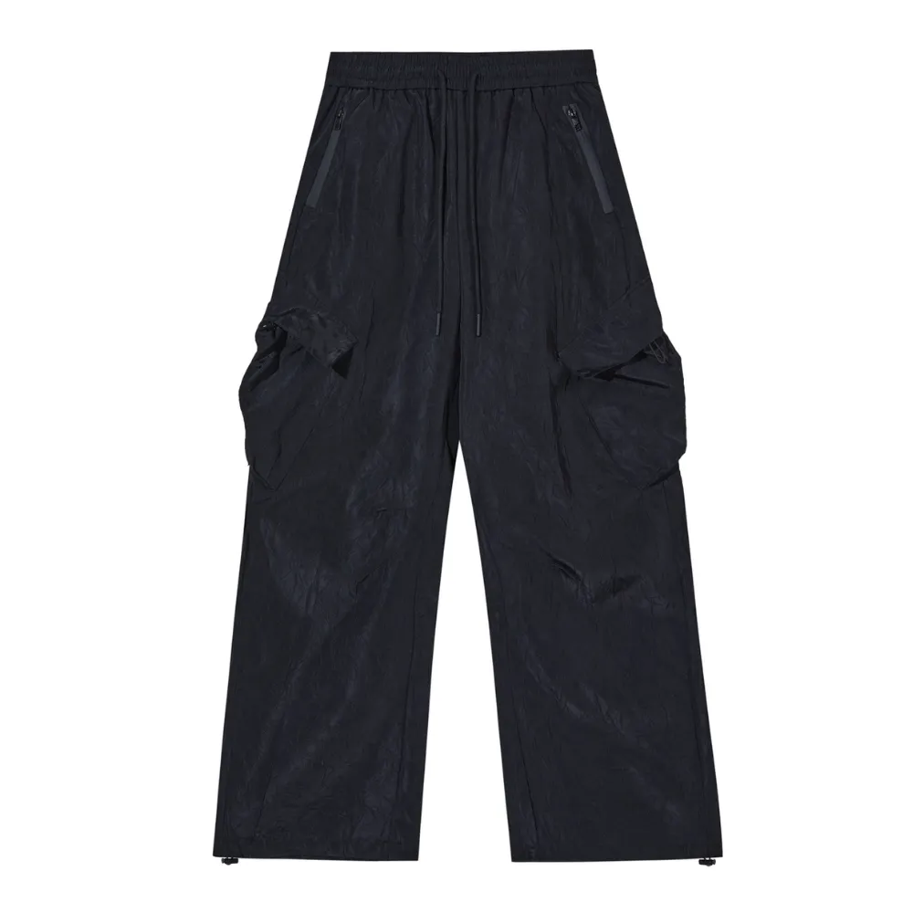 Loose Solid Color Slim Cargo Pants