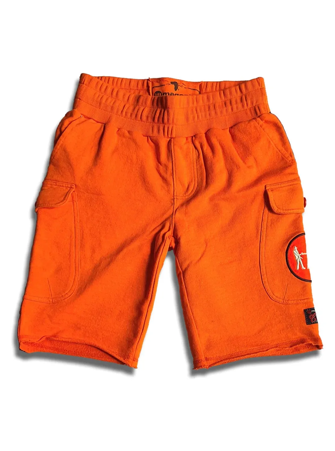 Magents Bhunxa Pat Stripe Shorts Orange
