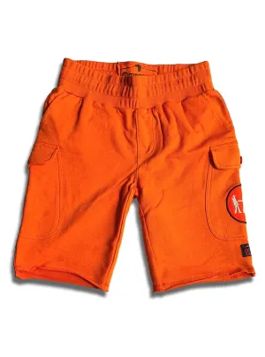 Magents Bhunxa Pat Stripe Shorts Orange