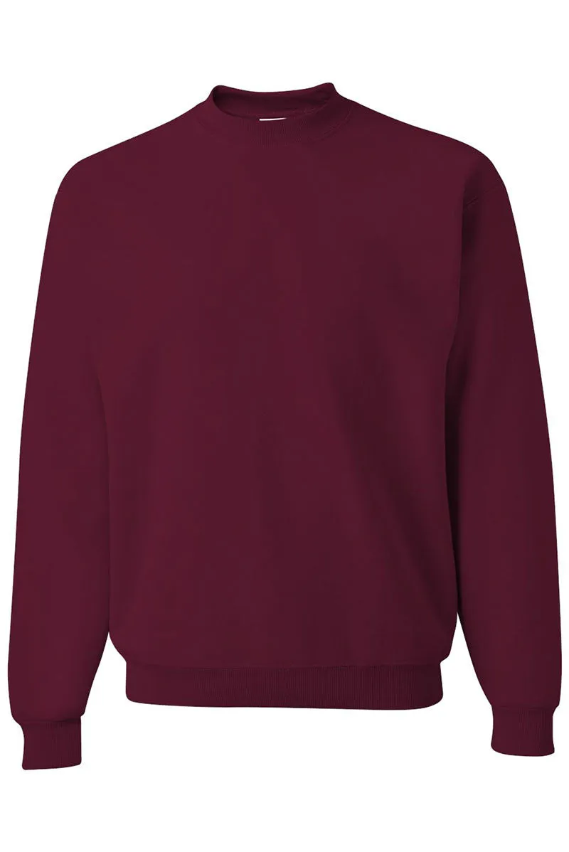 Maroon You Design It Embroidered Side Bows Unisex NuBlend Crew Sweatshirt *Customize Your Text and Bows