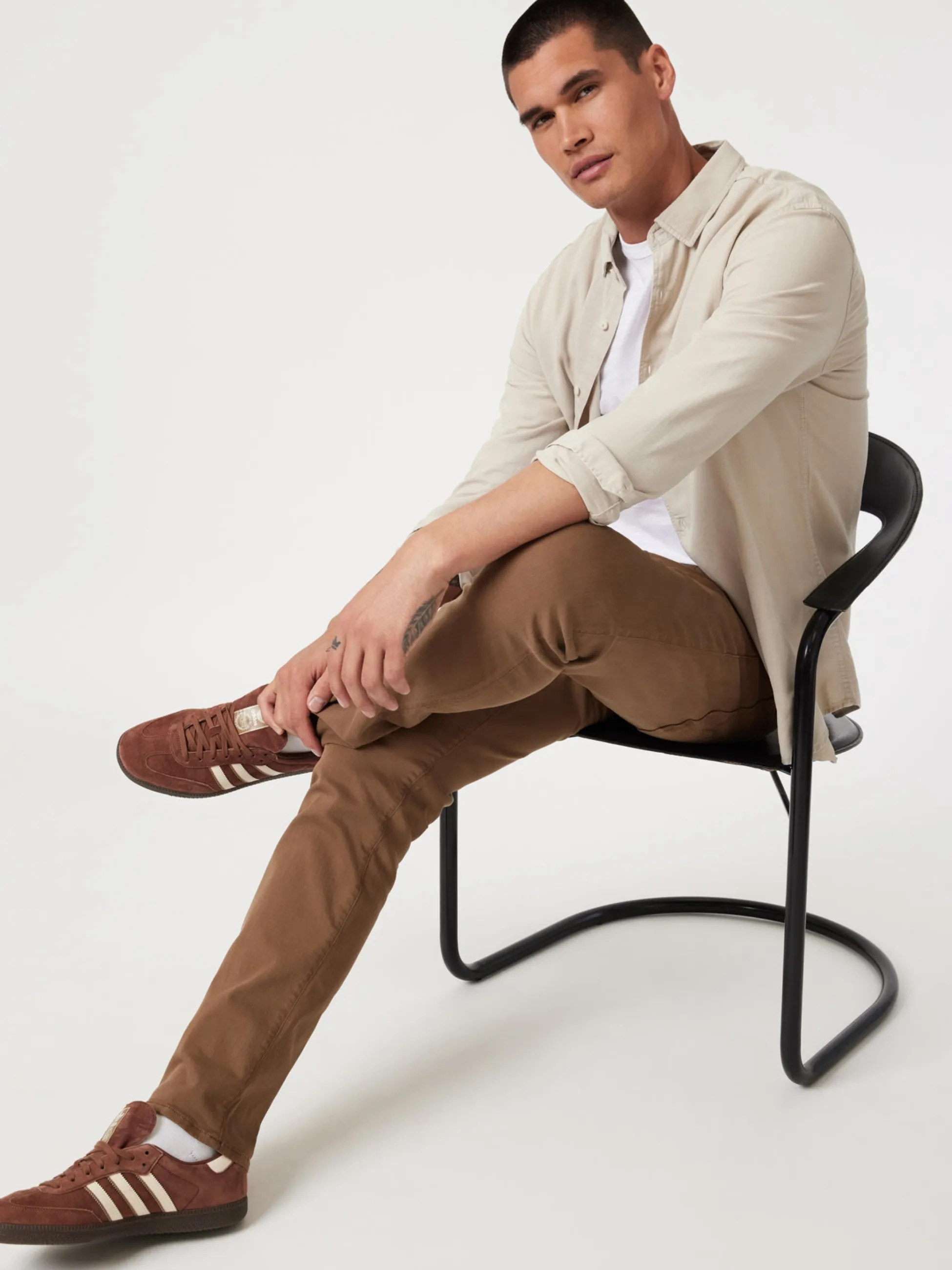 Mavi Marcus Slim Straight Jean - Bronze Supermove