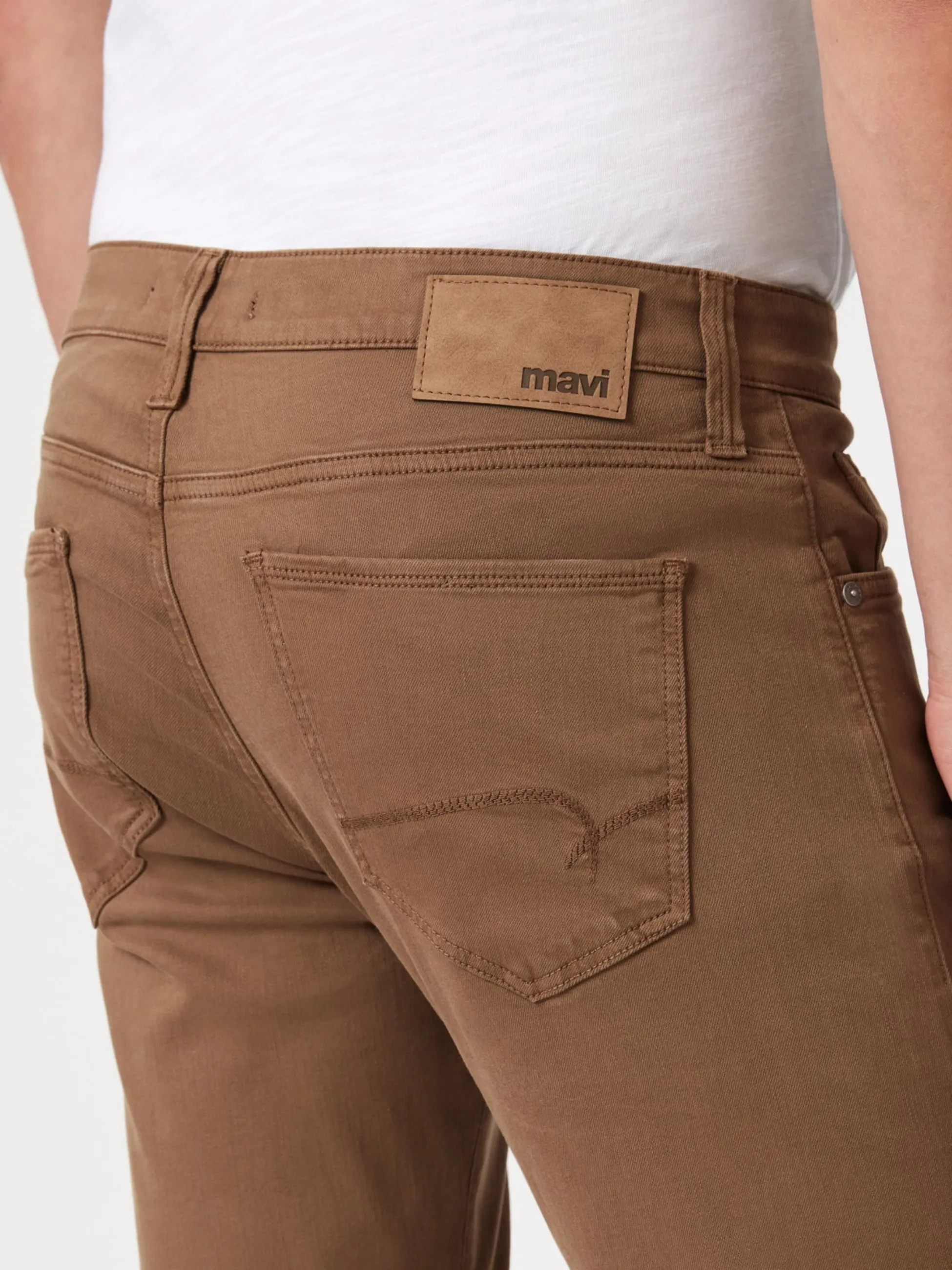 Mavi Marcus Slim Straight Jean - Bronze Supermove