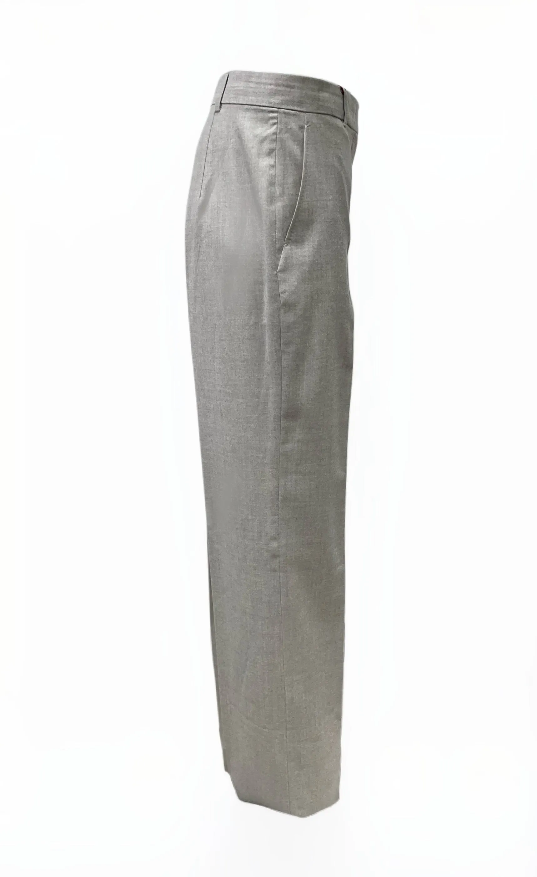 Max Mara Women's Beige Panda Classic Wool Pants NWT