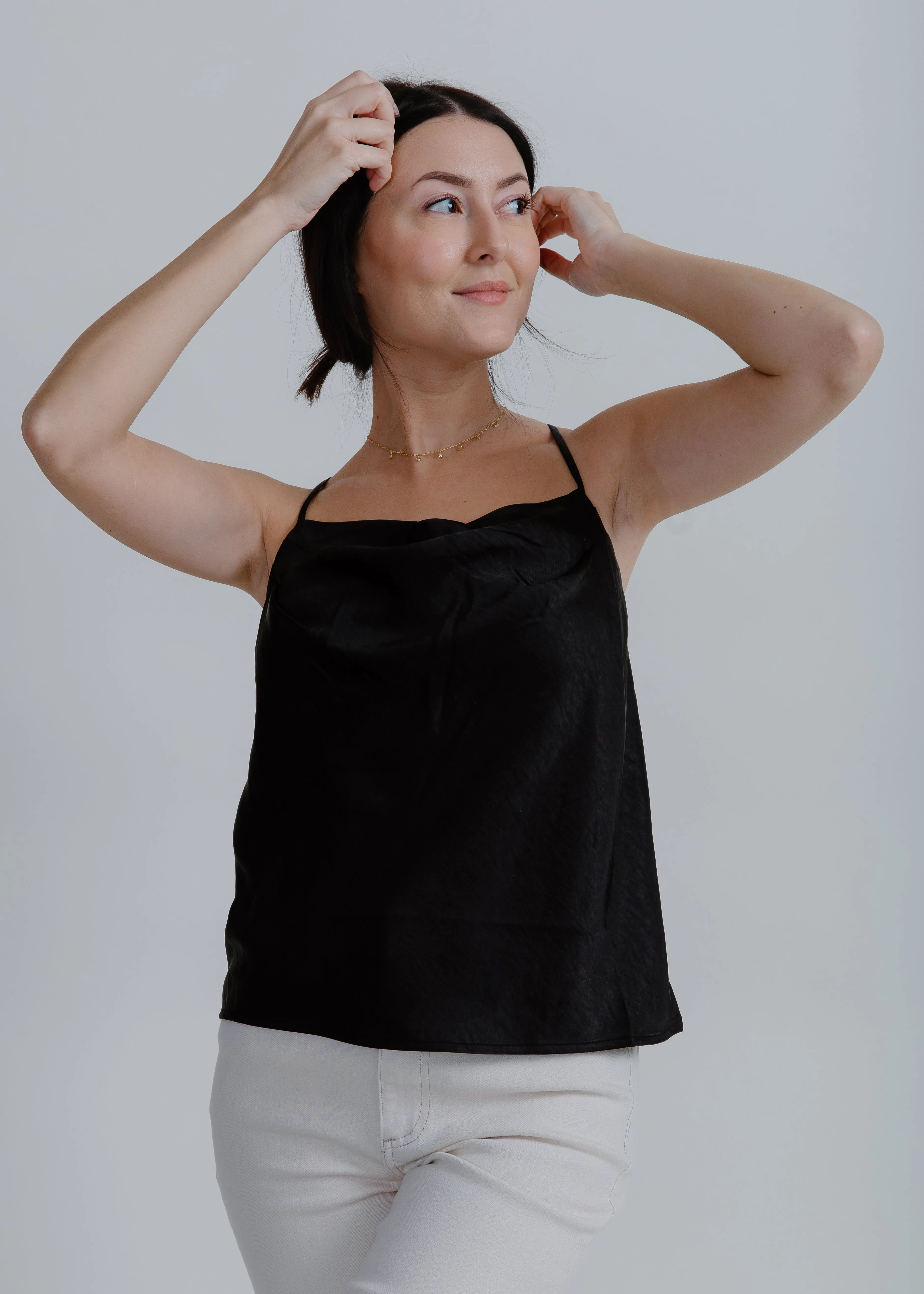 Mckinley Satin Tank Top