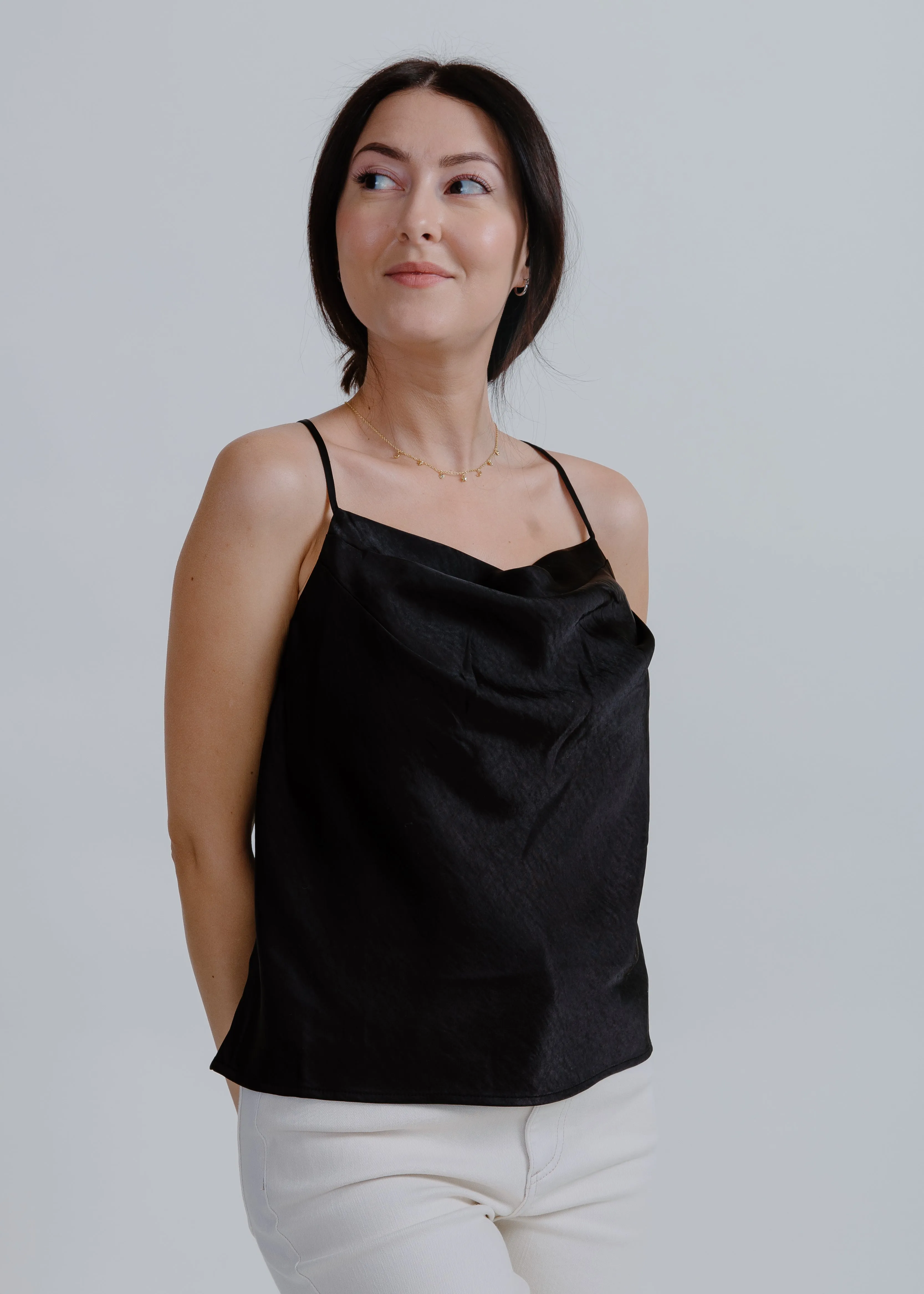 Mckinley Satin Tank Top