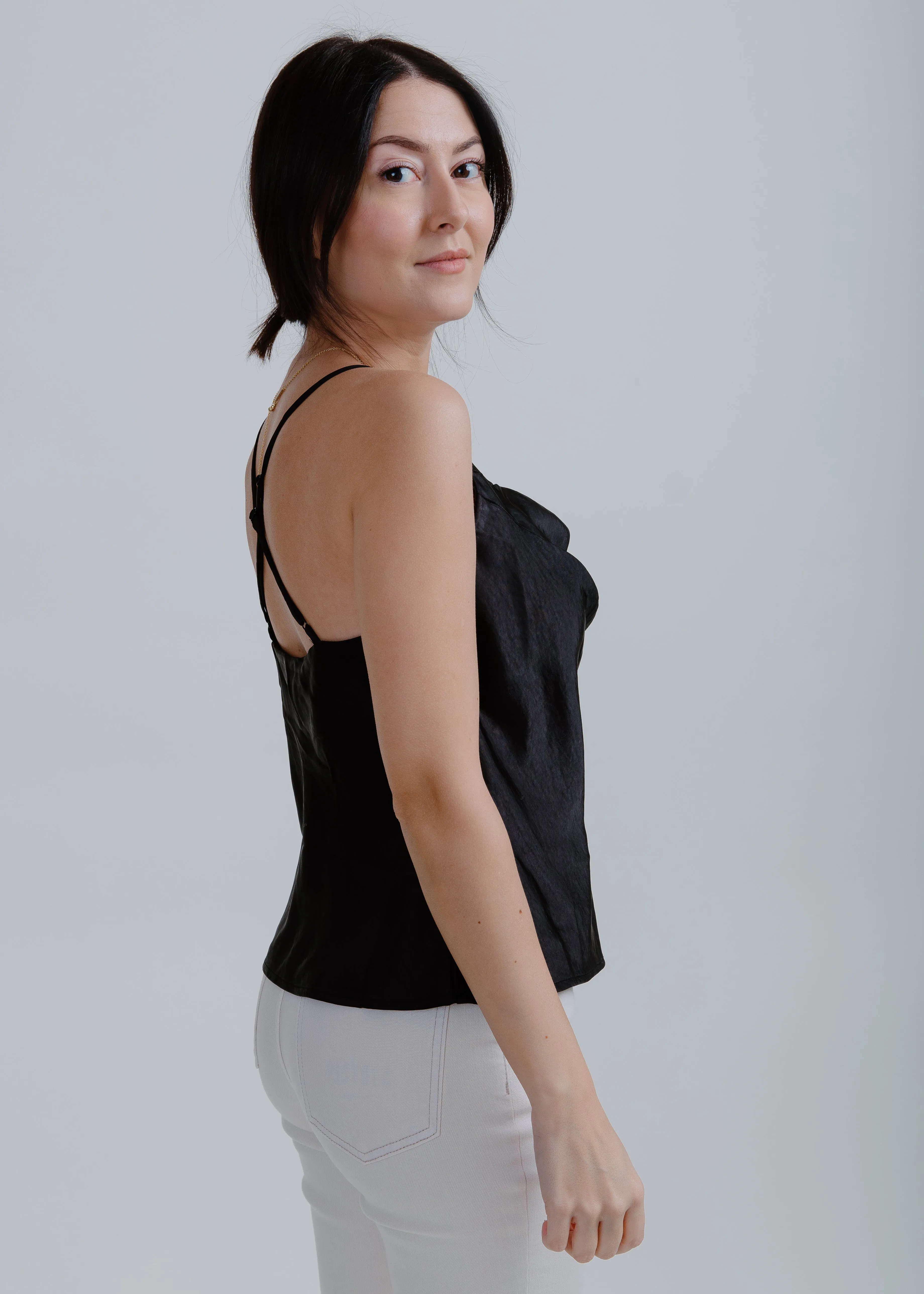 Mckinley Satin Tank Top