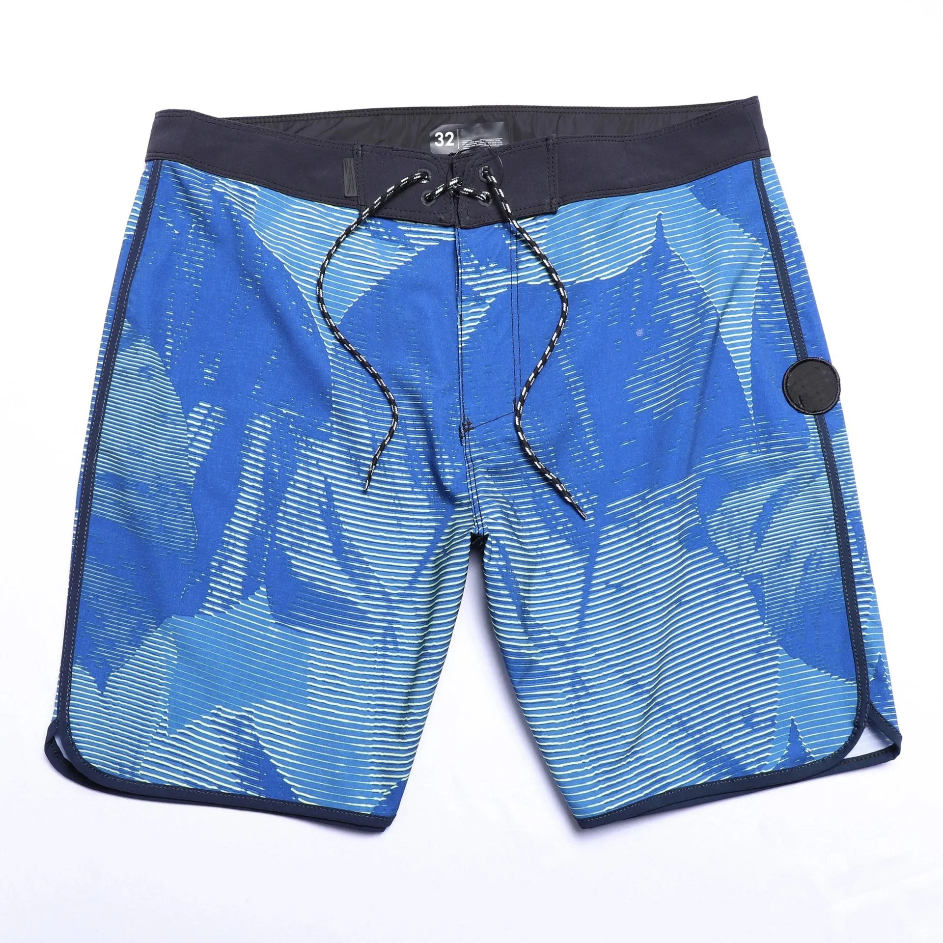 Men Quick Dry BoardShorts Beach Shorts With Label Swimming Pants Stretch Fitness Sports Shorts Waterproof Surf Shorts Homme