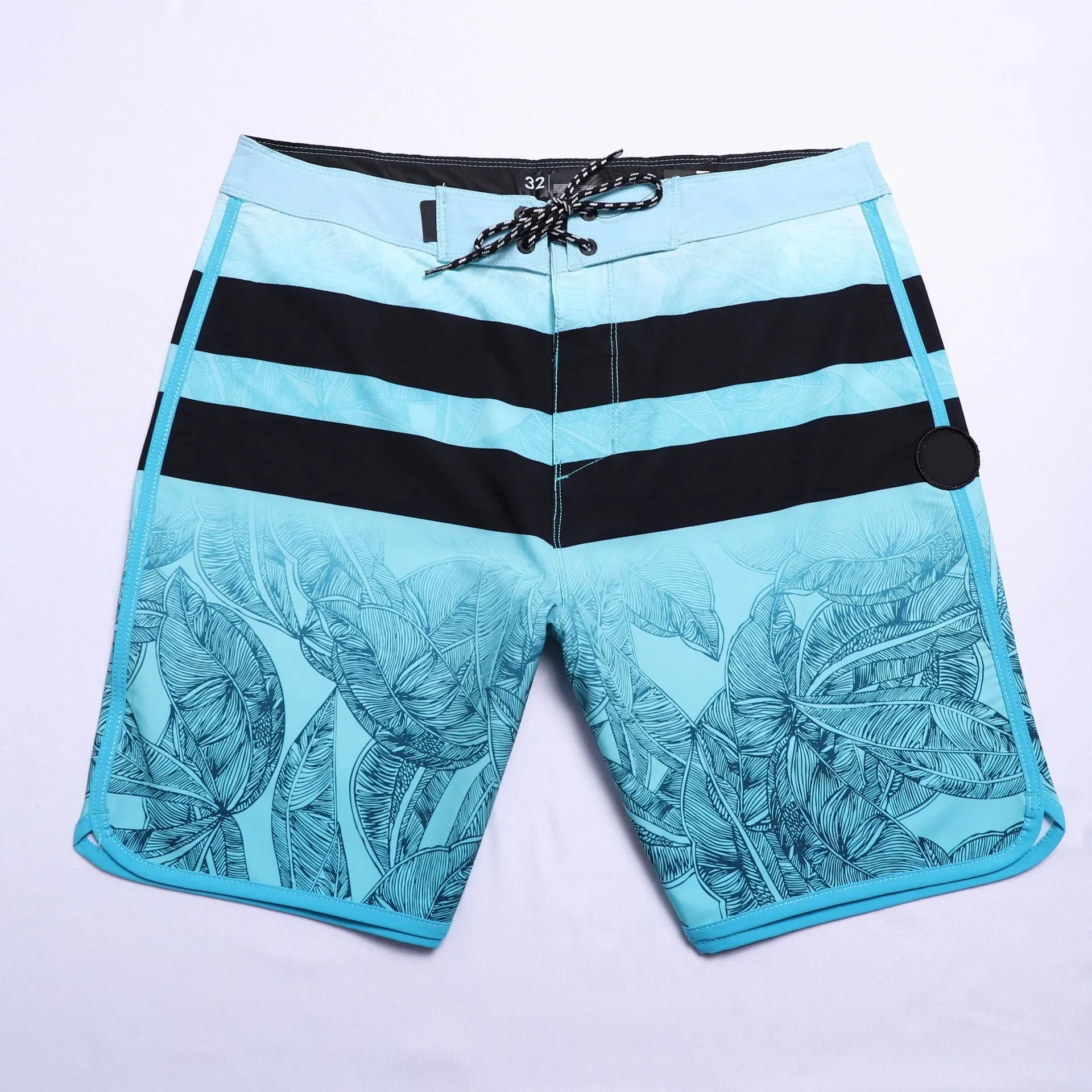 Men Quick Dry BoardShorts Beach Shorts With Label Swimming Pants Stretch Fitness Sports Shorts Waterproof Surf Shorts Homme