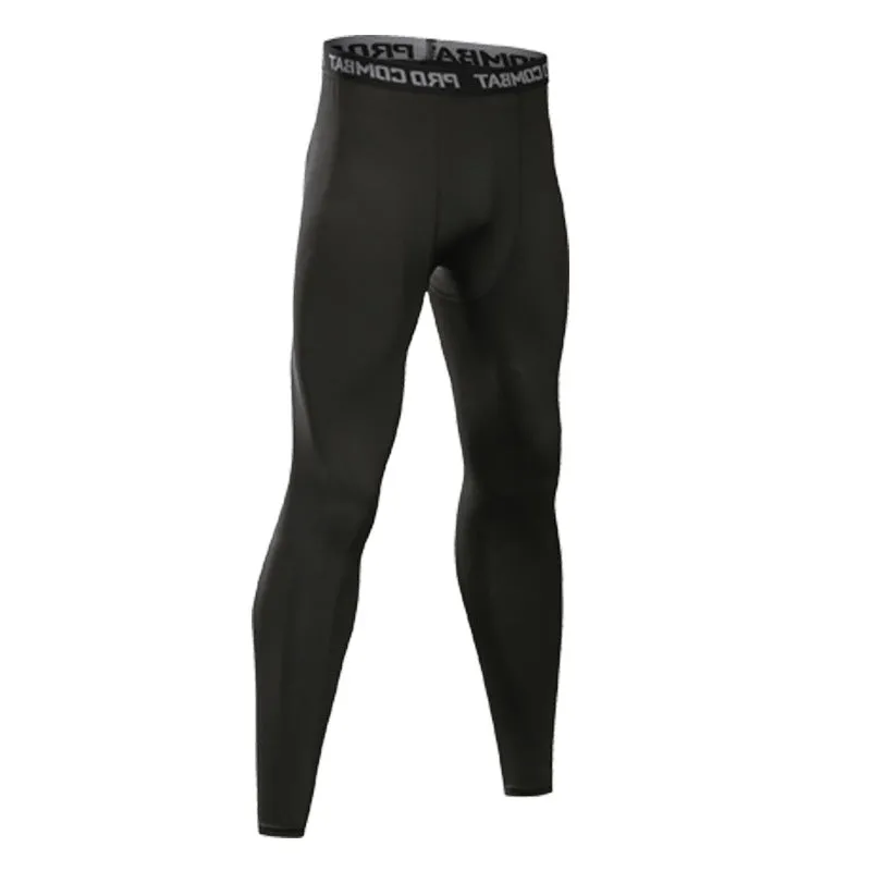 Men's Compression Pants, Gym Fitness Sports Running Quick Dry Leggings, Tights Breathable Skinny Trousers Sportswear for Males