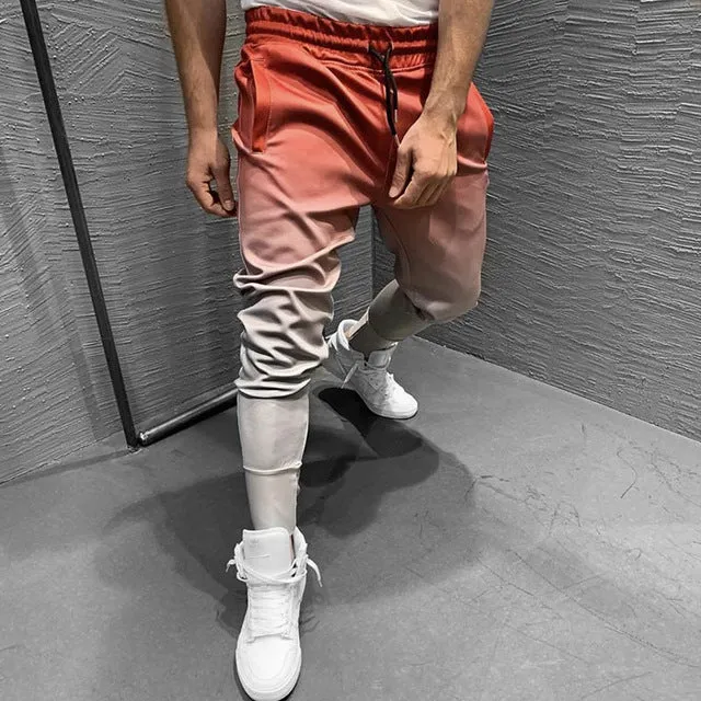 Men's Gradient Hip Hop Sport Trouser. High Quality Wear!