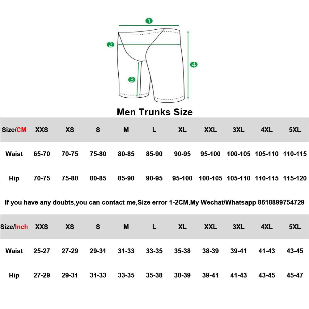 Men's Swimming Trunks Breathable Ice Silk Feeling Quick-dry Pants Swimming Equipment Summer
