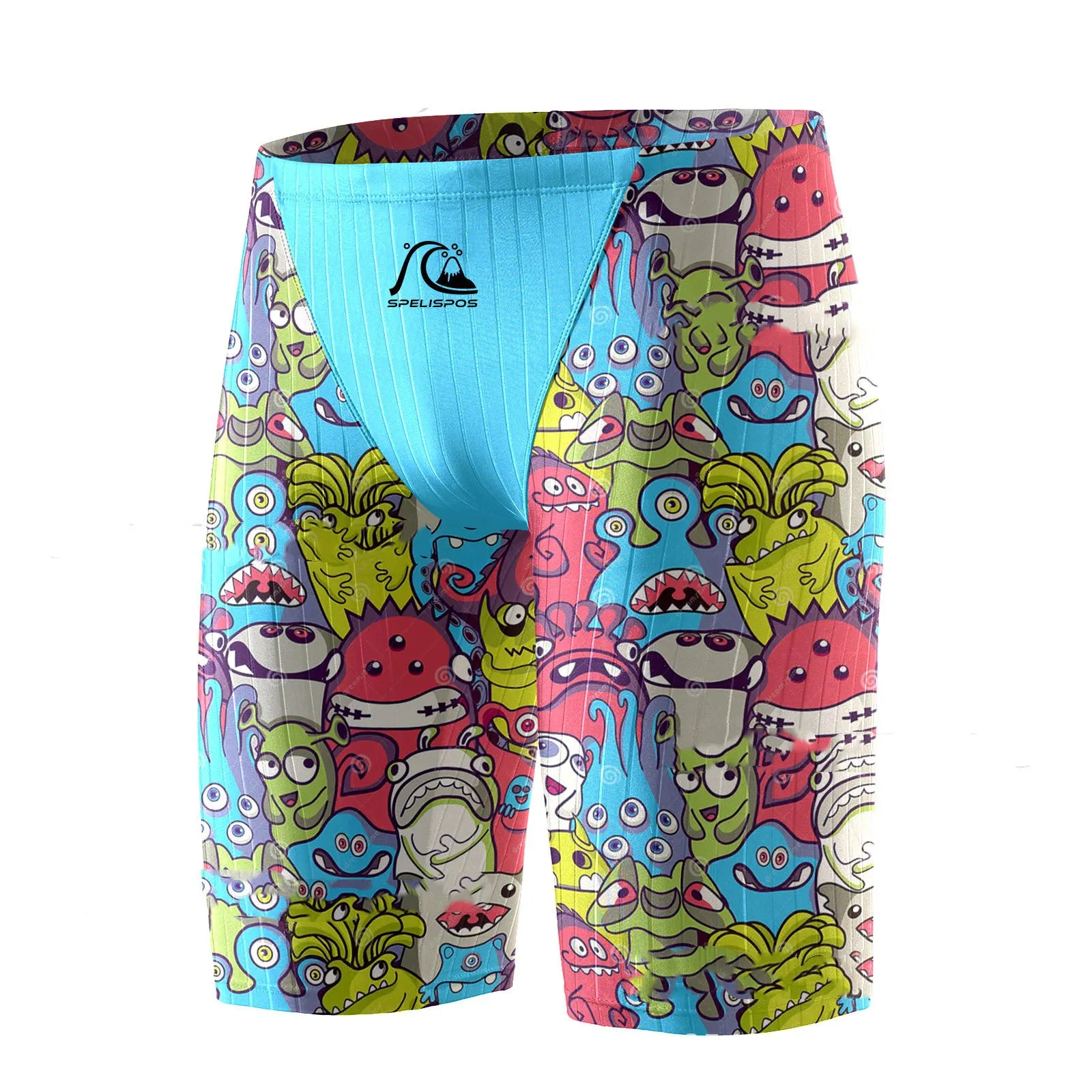 Men's Swimming Trunks Breathable Ice Silk Feeling Quick-dry Pants Swimming Equipment Summer