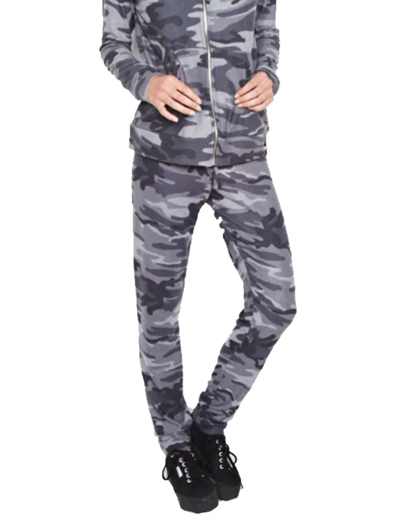 Michael Lauren Bear Sweatpant in Asphalt Camo