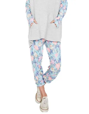 Michael Lauren Nate Crop Pant in Paradise