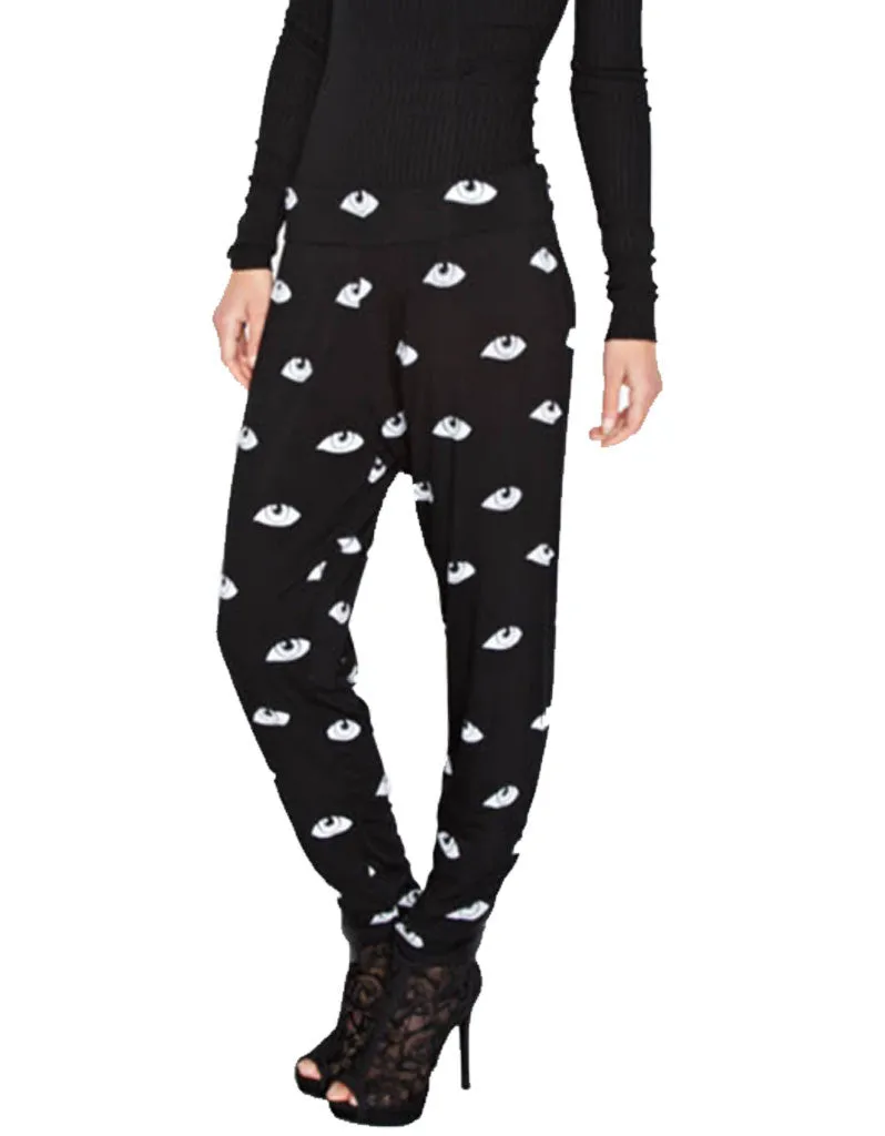 Michael Lauren Pablo Pant w/ Shirring in Cosmic Eye