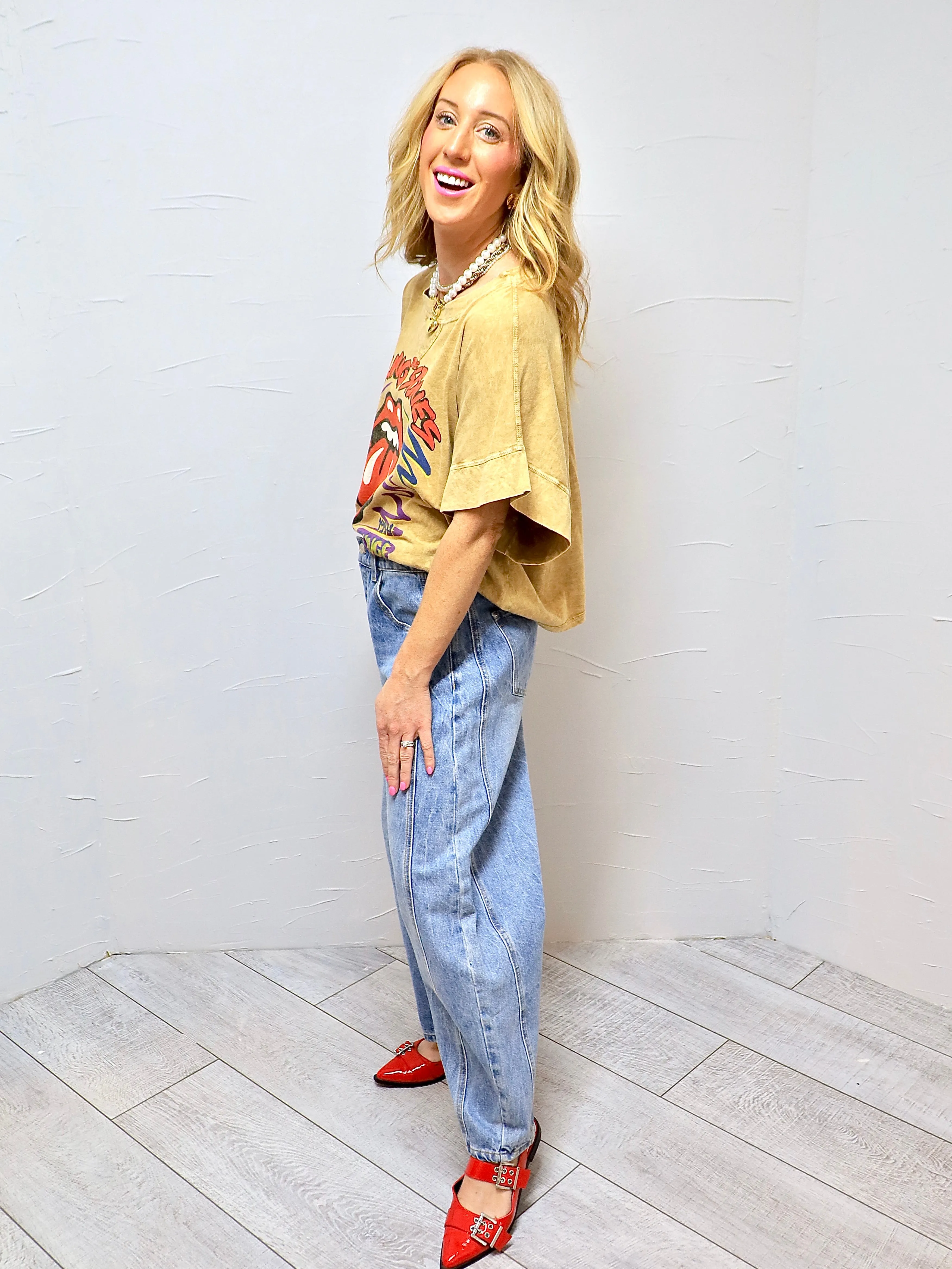 Mindy's Mineral Wash Barrel Pant