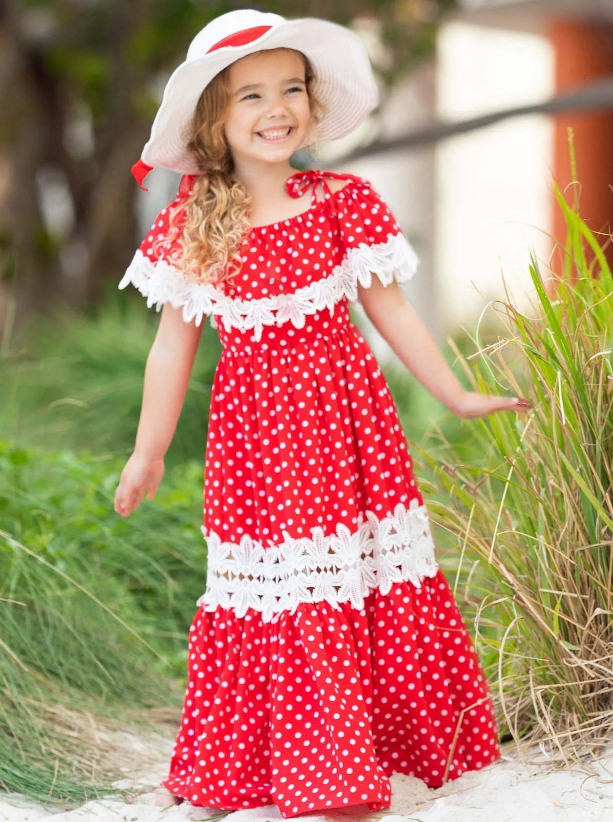 Mommy And Me Connect the Dots Boho Maxi Dress