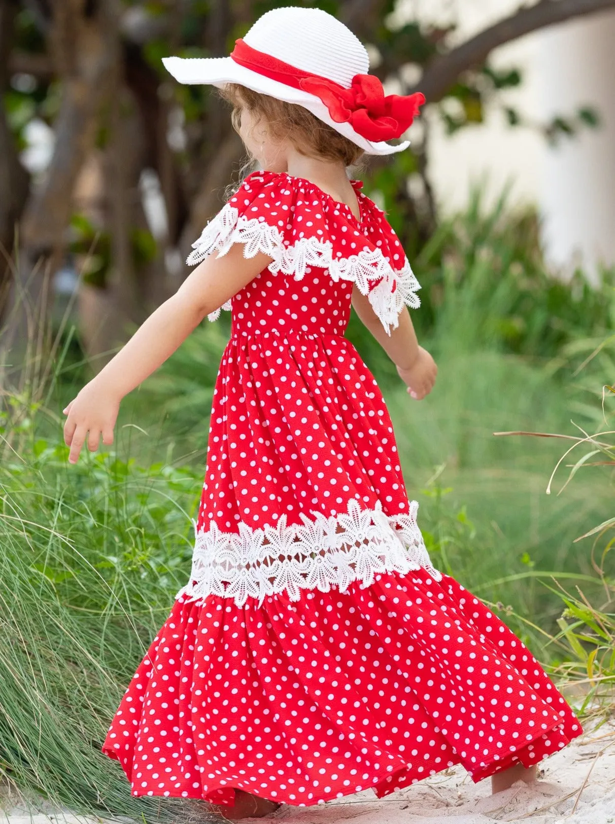 Mommy And Me Connect the Dots Boho Maxi Dress