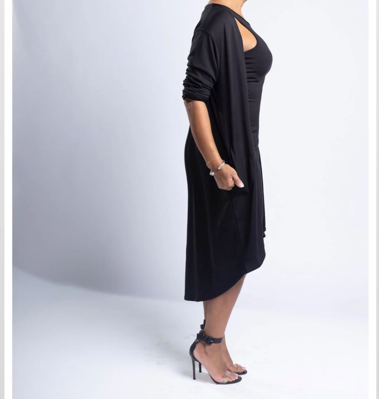 MONICA - Cardigan - Black Noir
