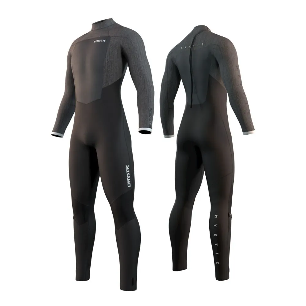 MYSTIC MAJESTIC 4/3 BACK ZIP BLACK