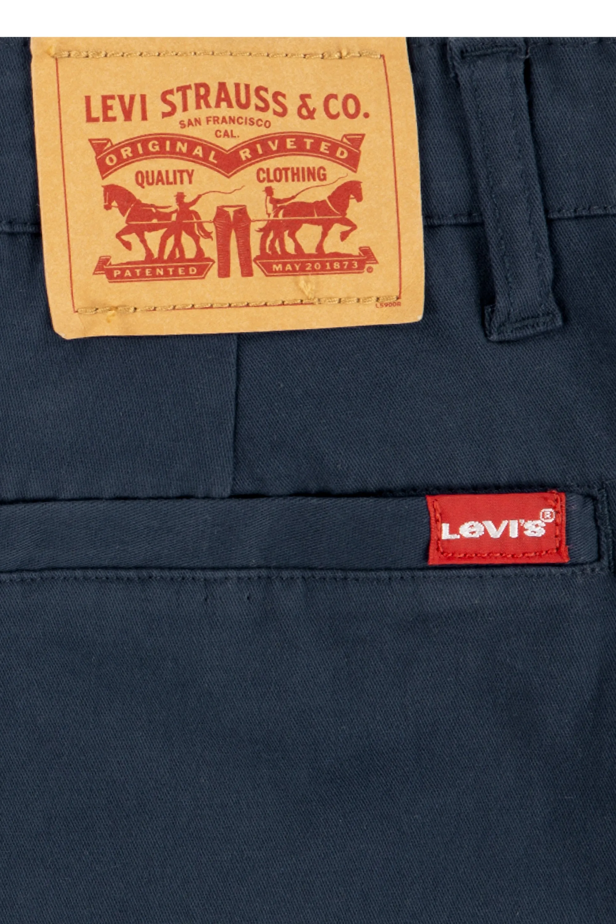 Navy Authentic Chino Shorts