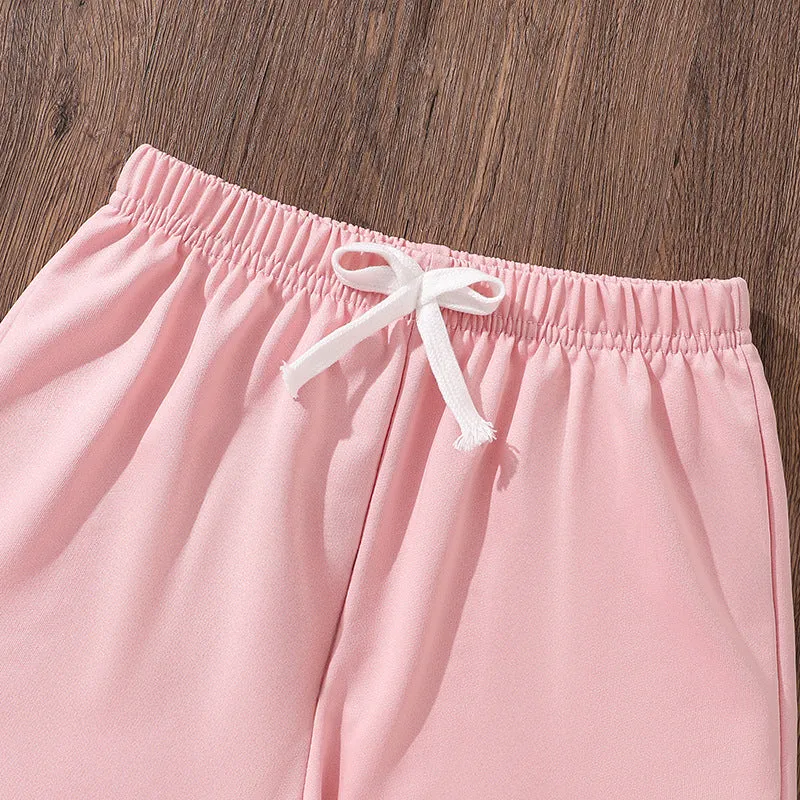 New style long-sleeved sun-proof shirt love vest shorts three-piece suit