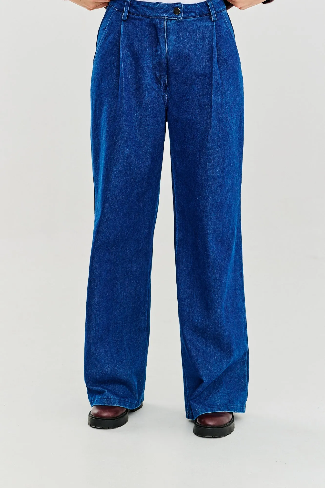 Note to Myself wide denim pants