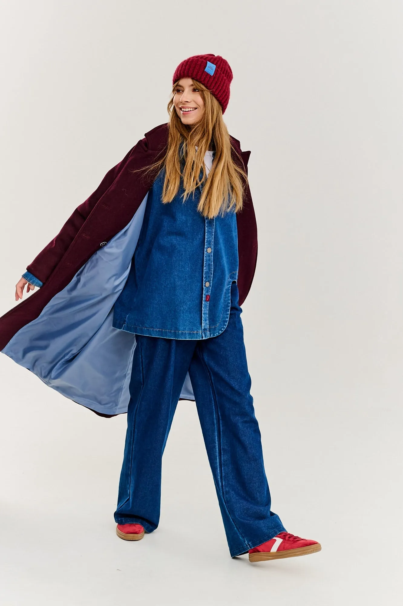 Note to Myself wide denim pants