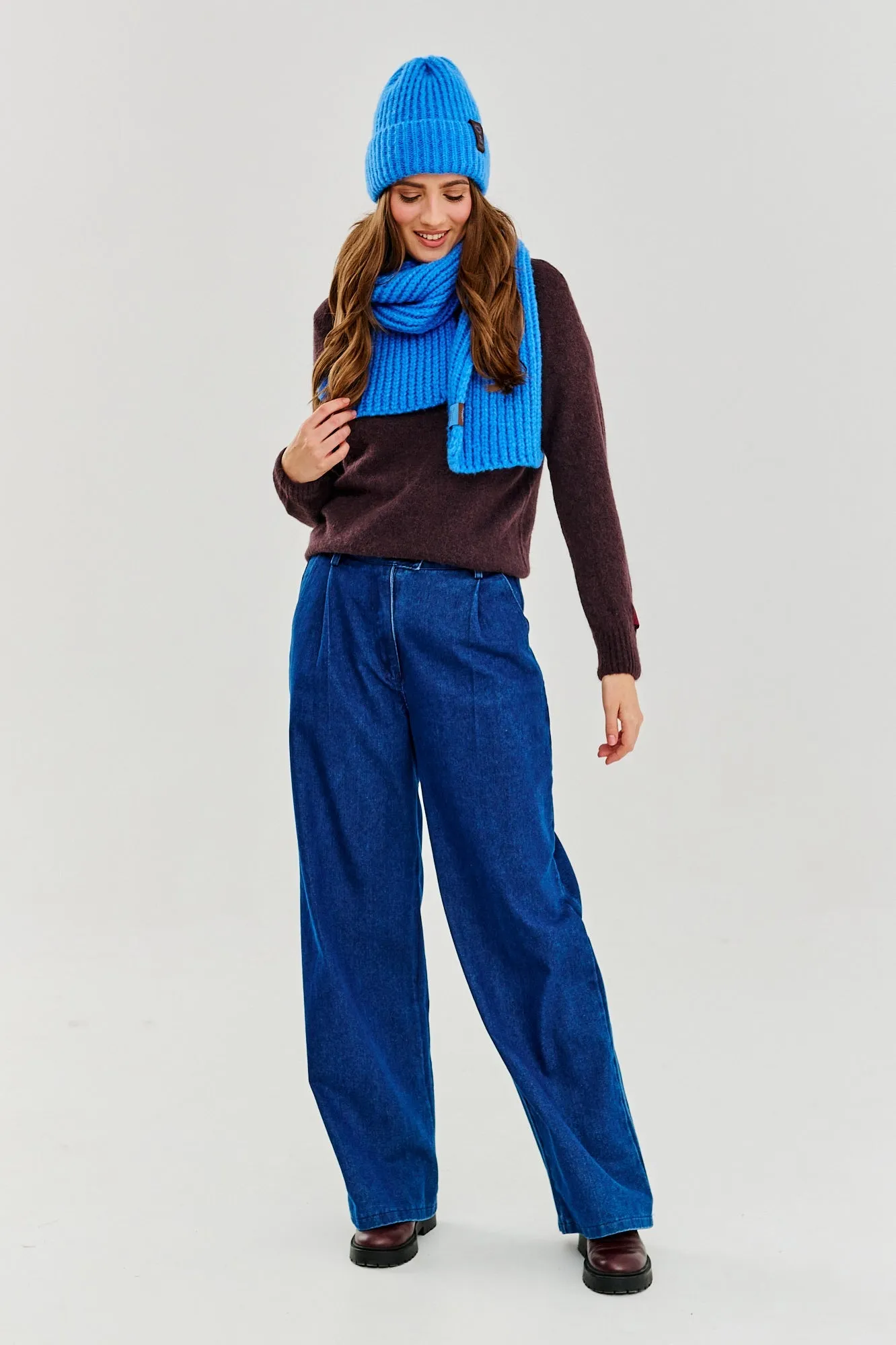 Note to Myself wide denim pants