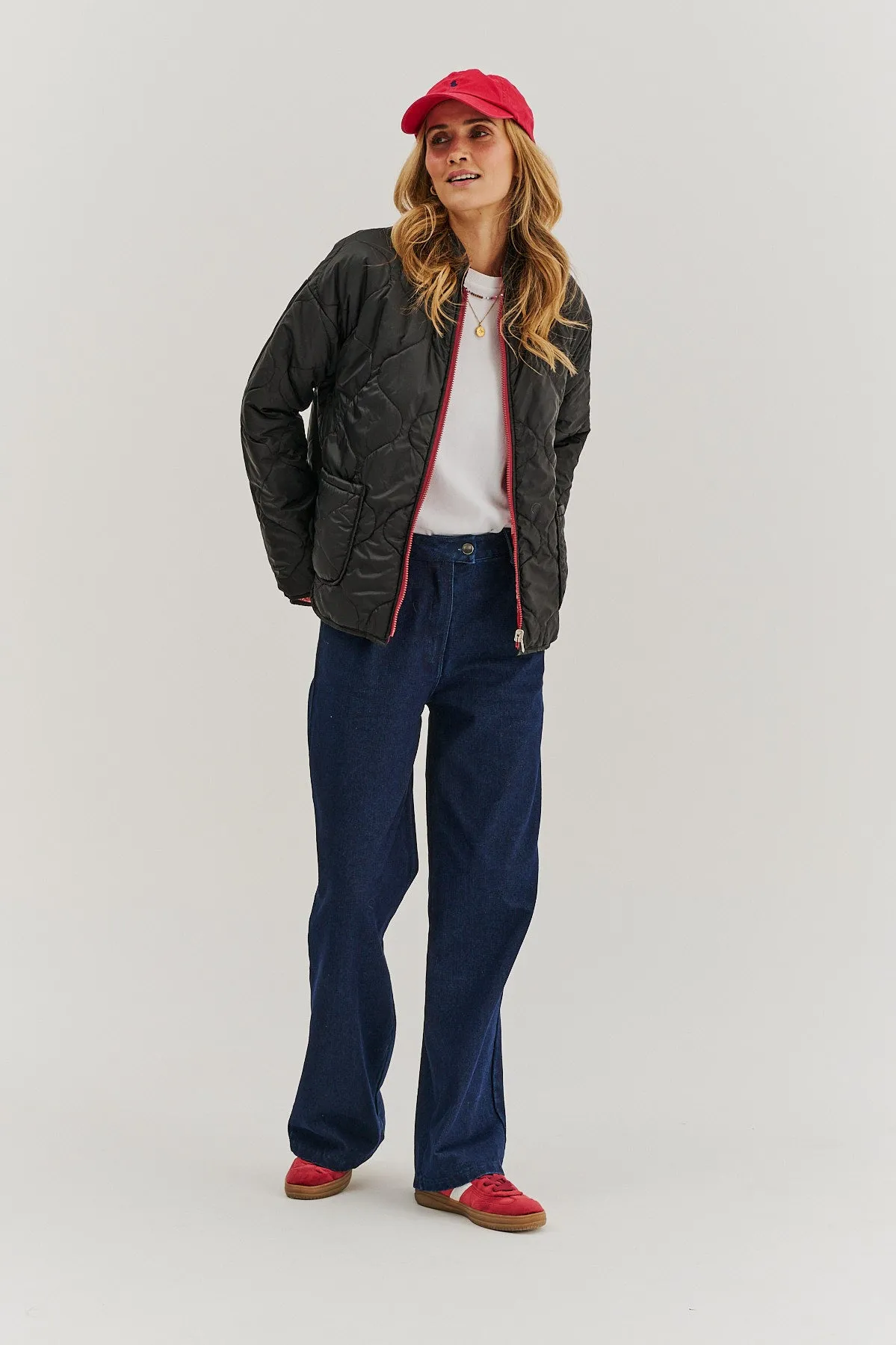 Note to Myself wide denim pants