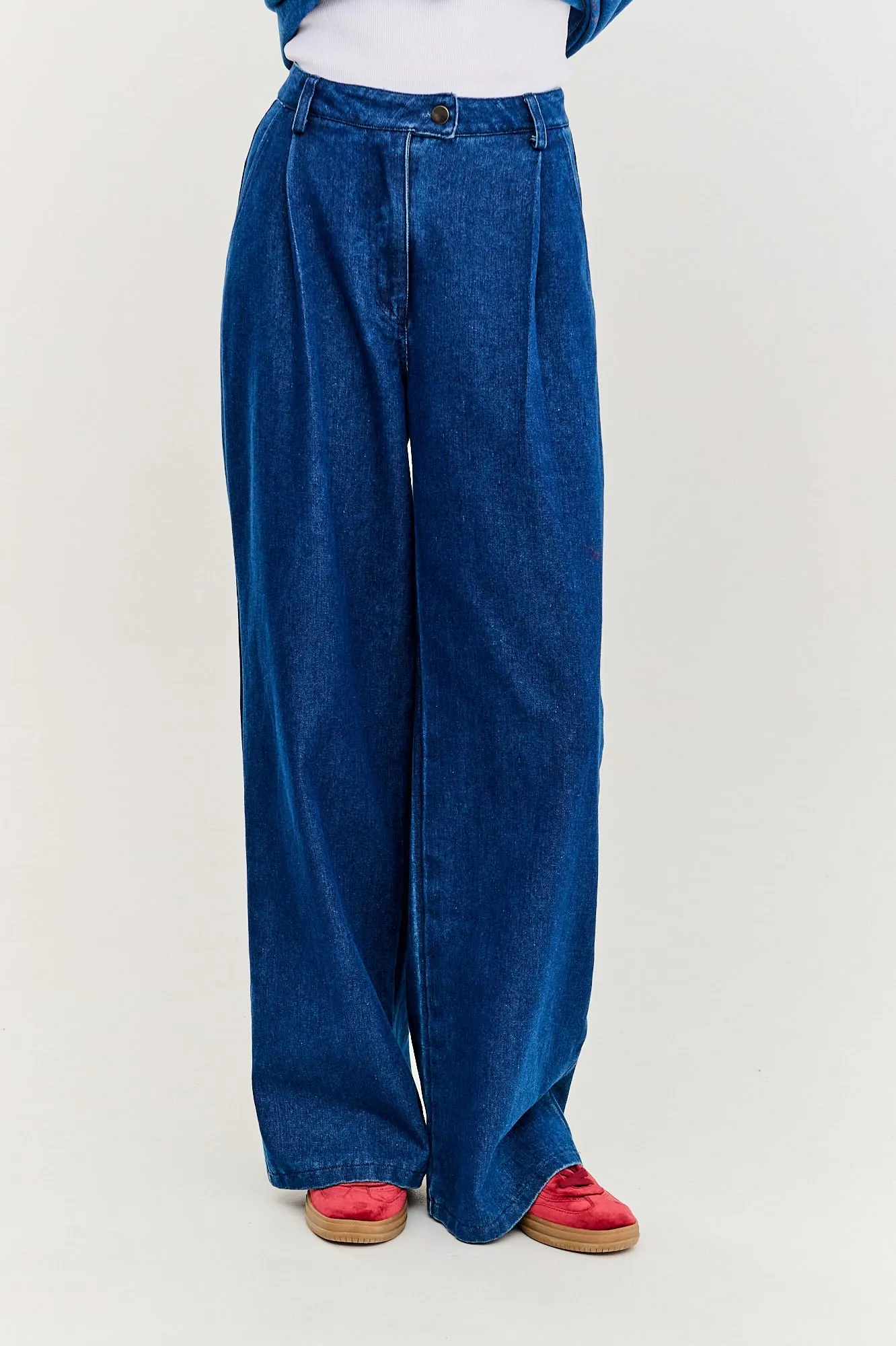 Note to Myself wide denim pants