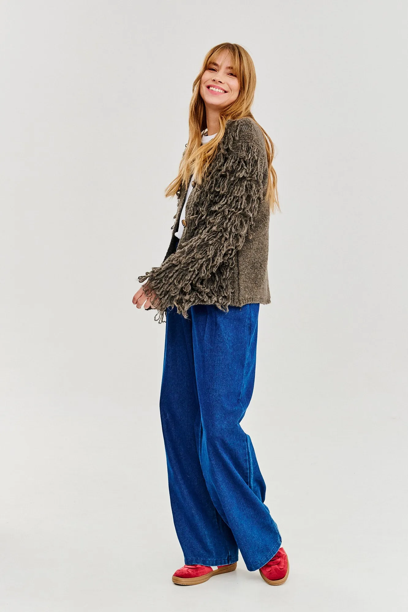 Note to Myself wide denim pants