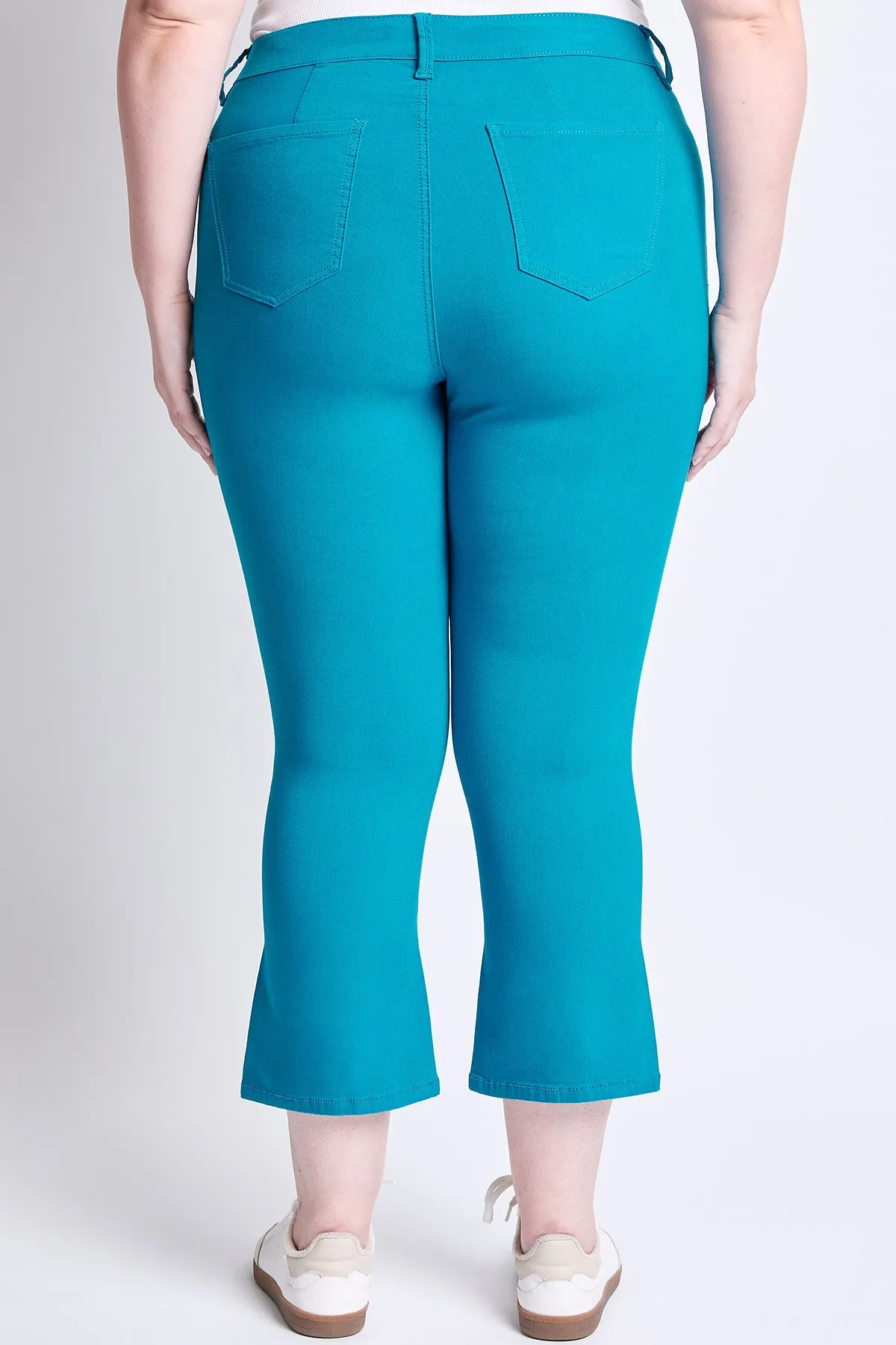 Plus Hyperstretch Cropped Kick Flare Pants, Pack of 6