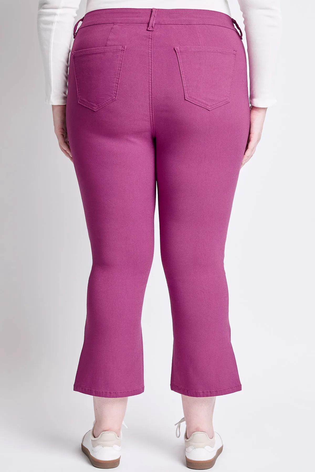 Plus Hyperstretch Cropped Kick Flare Pants, Pack of 6