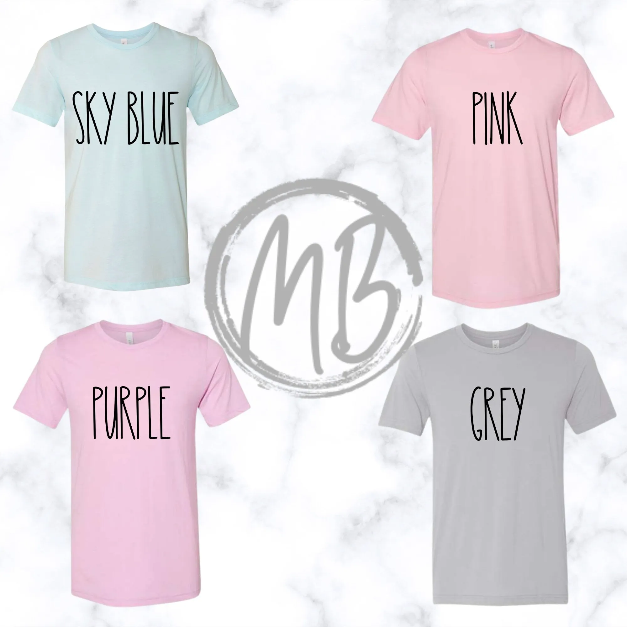 Polka Dot Apple Monogram Adult Tee