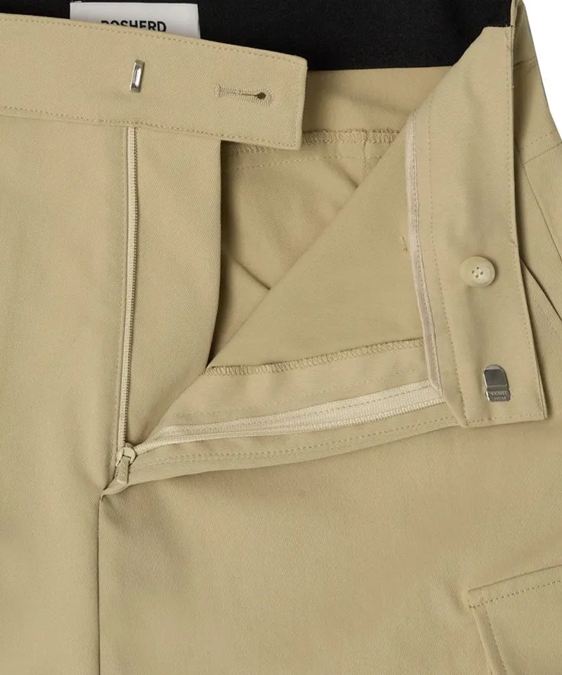 POSHERD Cargo Pocket Skort - Beige