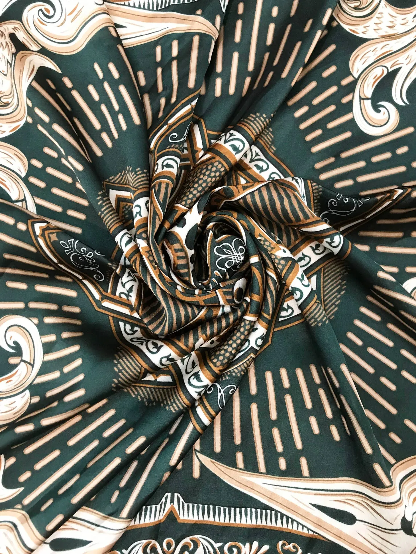 Printed Satin Scarf