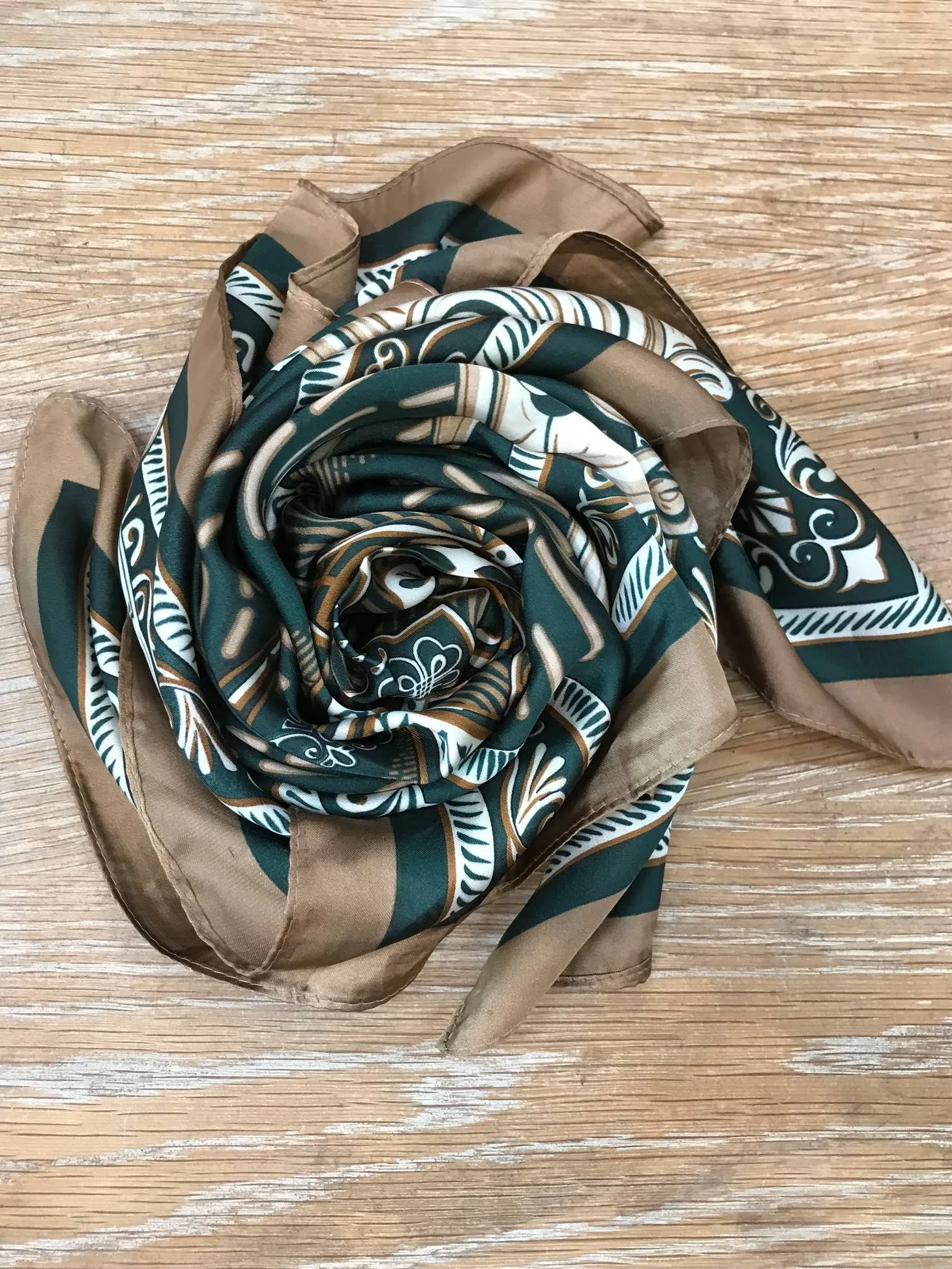 Printed Satin Scarf