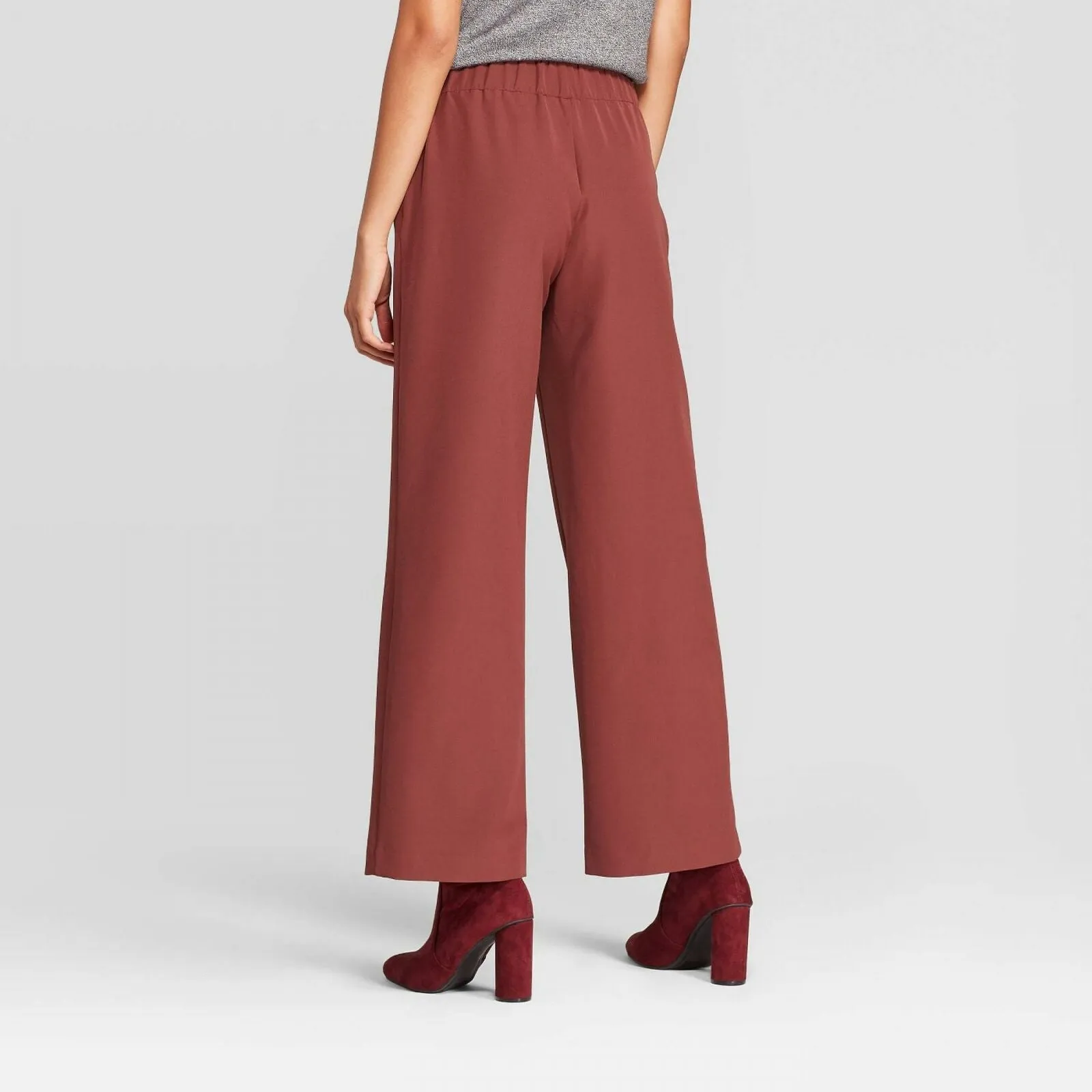 Prologue Women's Mid Rise Straight Fit Wide Leg Pants