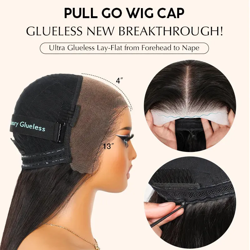 Purple Color Pre Plucked 5*5 13*4 Transparent Lace Frontal Wigs Straight Hair