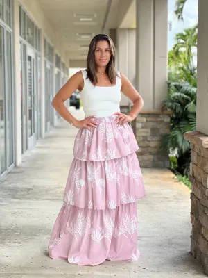 "Amapola" Floral Print Maxi Skirt