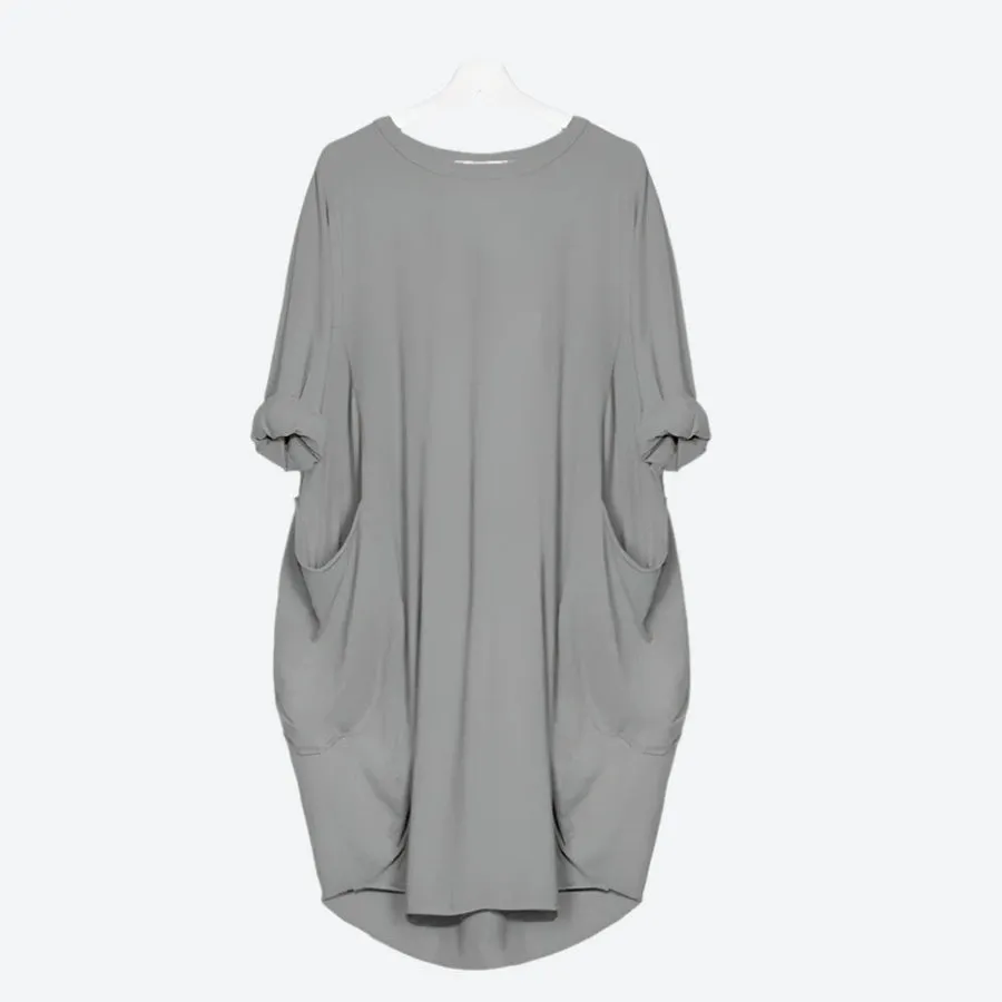 Relaxed Fit Oversized Pocket Dresses