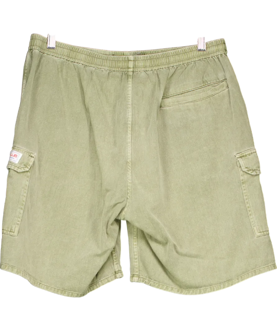 Rolla's Green Tradie Cargo Shorts UK L