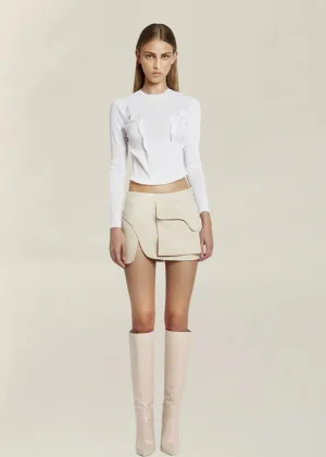 Sage Pocket Mini Skirt