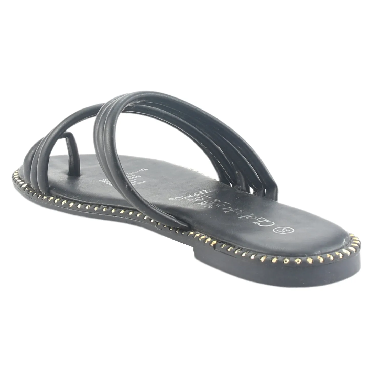 Sandalia Chalada Mujer Amalfi-1 Negro Casual