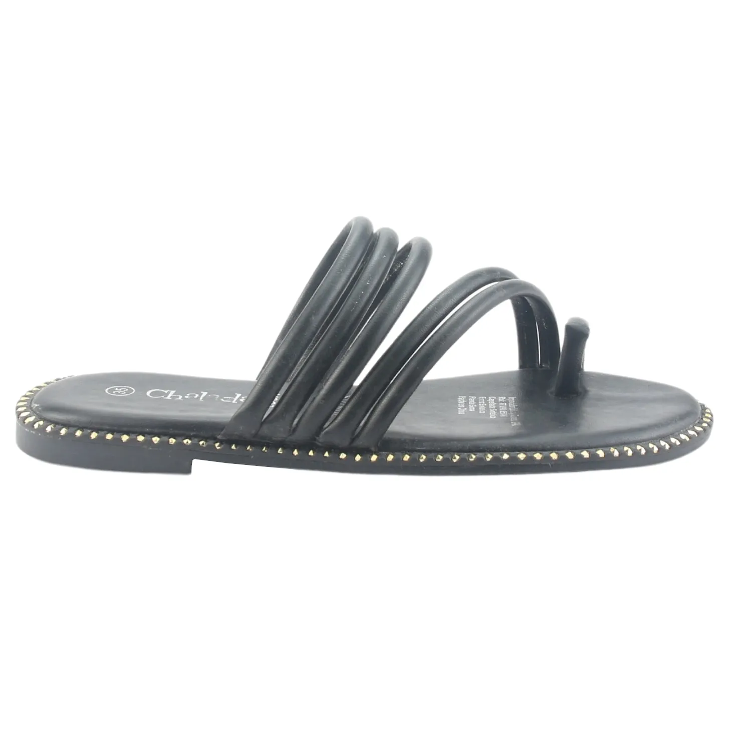 Sandalia Chalada Mujer Amalfi-1 Negro Casual