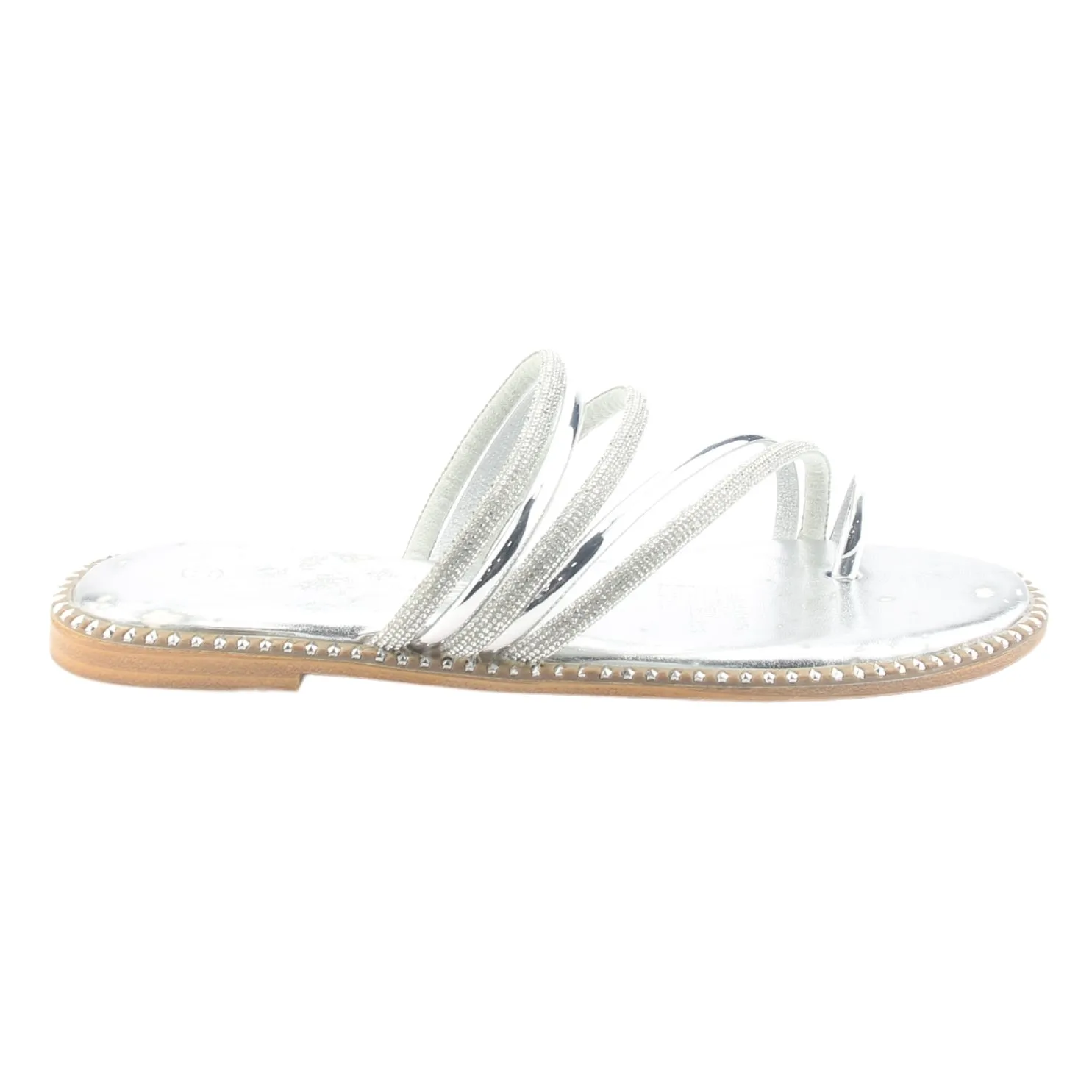 Sandalia Chalada Mujer Amalfi-1 Plateado Casual